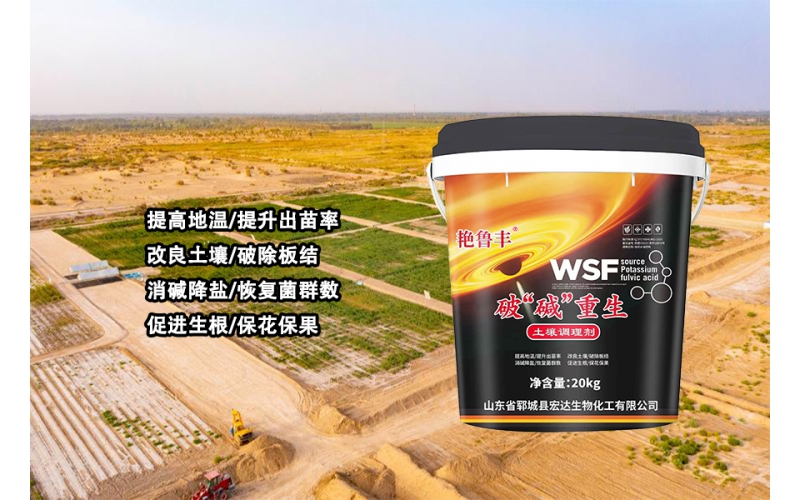 破“堿”重生—提高地溫/提升出苗率-改良土壤/破除板結-消堿降鹽/恢復菌群數-促進生根/保花保果